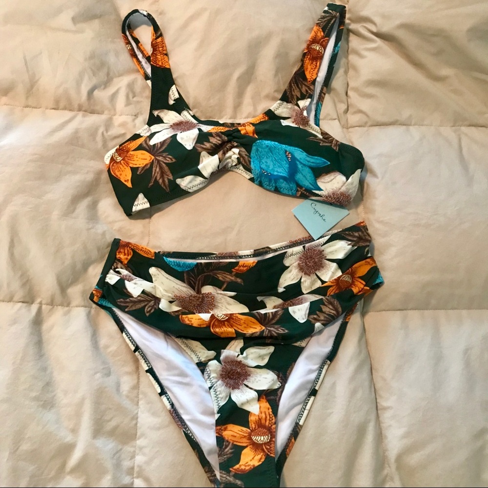 CupShe High Waist Bikini Set